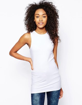 ASOS Tunic Singlet with High Neck
