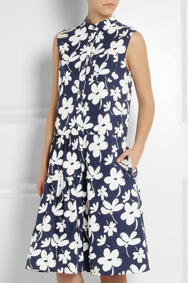 Marni Floral-print cotton dress