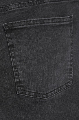 Acne Studios Skin 5 Pocket Used Black mid-rise skinny jeans