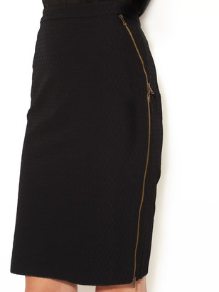 Nina Ricci Textured Pencil Skirt