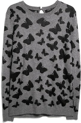 MANGO Butterfly alpaca-blend sweater