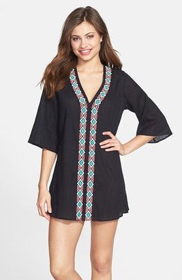 La Blanca Embroidered Cover-Up Caftan
