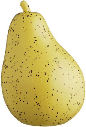Habitat Pyrus Yellow Ceramic Pear Object
