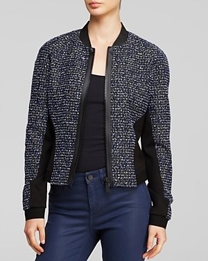 Elie Tahari Sandie Tweed Jacket