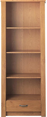 Argos Home Ohio 3 Shelf 1 Drawer Bookcase - Oak Effect