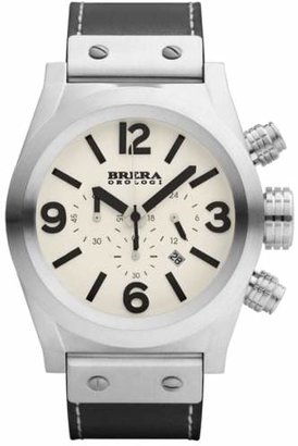 Brera Orologi 'Eterno Chrono' Chronograph Leather Strap Watch, 45mm
