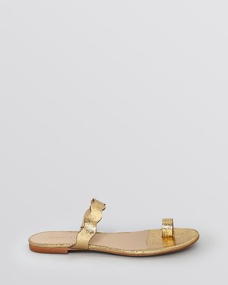 Loeffler Randall Flat Slide Sandals - Petal