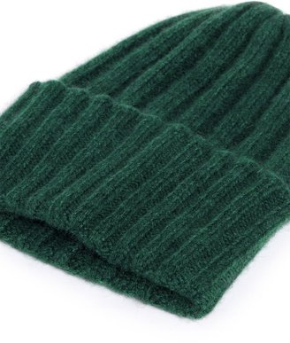 The Elder Statesman 'Short Bunny Echo' cashmere knit beanie