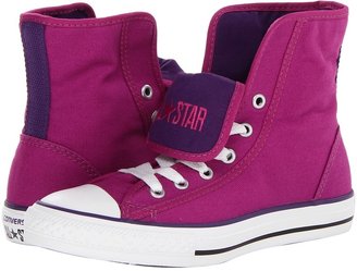 Converse Chuck Taylor All Star Super Hi (Little Kid/Big Kid) (Vivid Viola/Acai) - Footwear