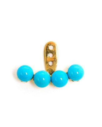 Leon YVONNE 18k Yellow Gold and Turquoise Lobe Earring