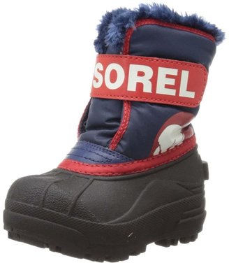 Sorel Snow Commander Boot (Toddler) - Nocturnal/Sail red-4 Infant