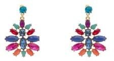 New Look Multicoloured Gem Drop Earrings