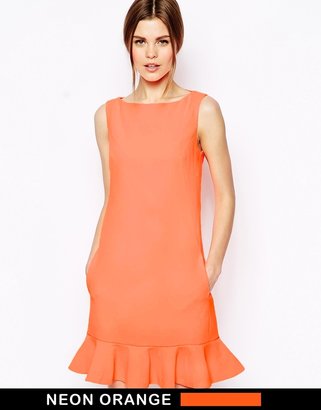 Ted Baker Tunic in Crepe with Frill Hem