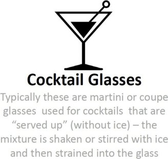 Reed & Barton Drinkware, Set of 2 Soho Martini Glasses