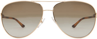 Stella McCartney Aviator Sunglasses in Gold & Blonde