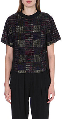 3.1 Phillip Lim Checked textured top