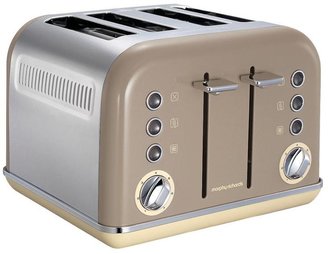 Morphy Richards 242008 Accents 4-Slice Toaster - Barley
