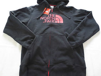 The North Face HALF DOME Full Zip Hoodie Sweatshirt Black Red Mens SIZE SMALL S