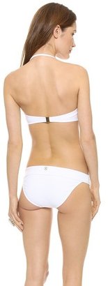 Vix Swimwear 2217 ViX Swimwear Solid White Bandeau Bikini Top
