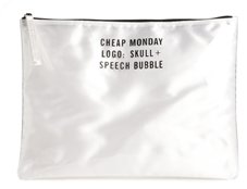 Cheap Monday Cover Kit Clutch in White - white