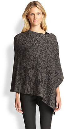 Eileen Fisher Twisted Knit Poncho