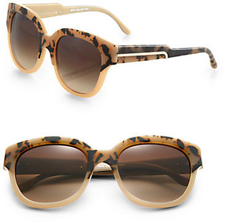 Stella McCartney Bi-Color Square Sunglasses