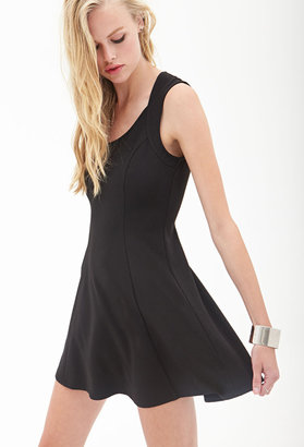 Forever 21 A-Line Textured Knit Dress