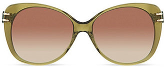 Roland Mouret Zeppo green cateye sunglasses E108