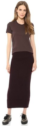 Acne Studios Donna Boiled Wool Pencil Skirt
