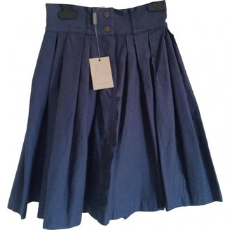Preen Line Blue Cotton Skirt