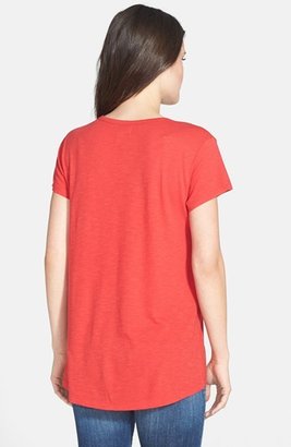 Lucky Brand 'Cosmic Lithograph' V-Neck