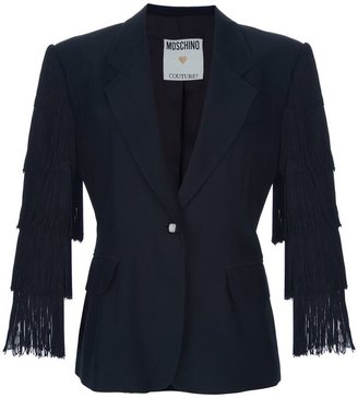 Moschino VINTAGE fringed blazer