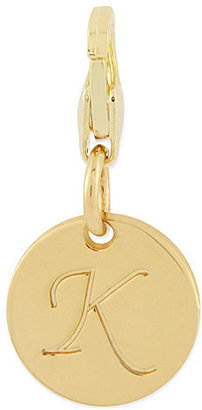 Anna Lou Gold plated small k disk charm