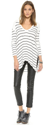 Free People Faux Leather Skinny Pants