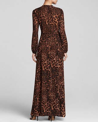 MICHAEL Michael Kors Fremont Leopard Print Maxi Dress