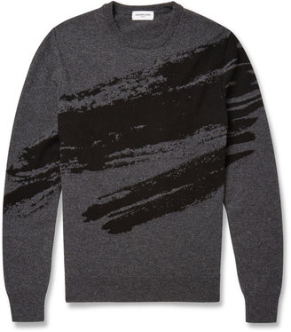 Exemplaire Intarsia Cashmere Sweater