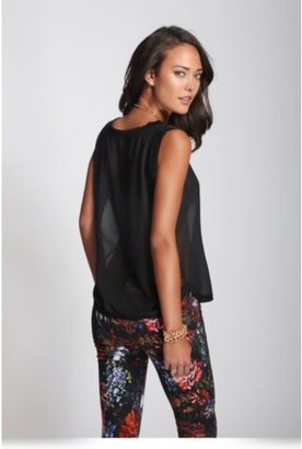 GUESS Shimmer Georgette Top
