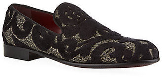 Dolce & Gabbana Jacquard Slipper Shoe