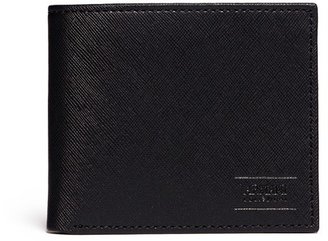 Armani Collezioni Saffiano leather billfold wallet