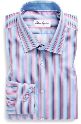 Robert Graham 'Devone' Regular Fit Stripe Dress Shirt