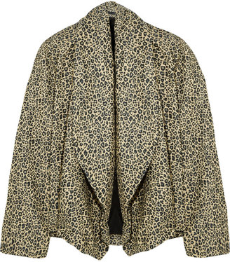 Maria Grachvogel Armstrong leopard-jacquard jacket