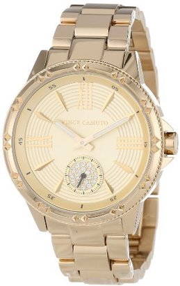 Vince Camuto Women's VC/5090CHGB Stainless Steel Swarovski Crystal-Accented Watch