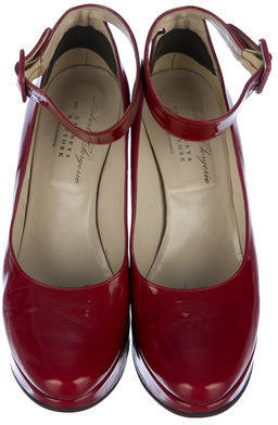 Robert Clergerie Old Robert Clergerie Patent Leather Wedges