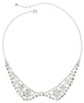 JCPenney Asstd Private Brand Vieste Crystal Peter Pan Collar Necklace