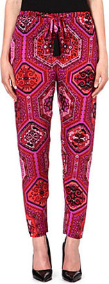Emilio Pucci Printed silk trousers