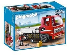 Playmobil City Action 5283 Flatbed Construction Truck