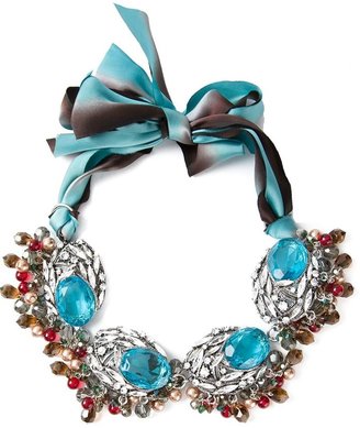 Gabriele Frantzen ribbon gem necklace