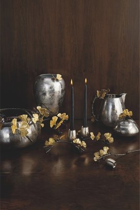Michael Aram Butterfly Ginkgo Set of 2 Candle Holders