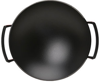 Le Creuset 14.25" Wok With Glass Lid