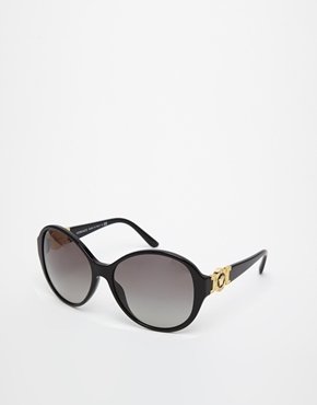 Versace Oversized Sunglasses - black